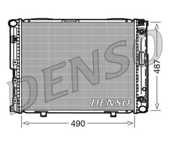 Радиатор, охлаждане на двигателя DENSO DRM17033 за MERCEDES (S124) комби от 1985 до 1993
