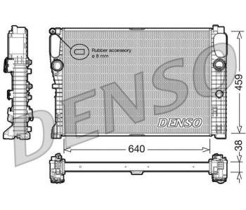 Радиатор, охлаждане на двигателя DENSO DRM17043 за MERCEDES C (S204) комби от 2007 до 2014