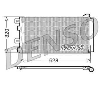 Кондензатор, климатизация DENSO DCN05103 за MINI CLUBVAN (R55) от 2012 до 2014