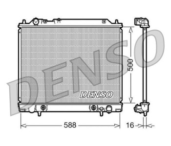 Радиатор, охлаждане на двигателя DENSO DRM45042 за MITSUBISHI OUTLANDER III (GG_W, GF_W, ZJ) от 2012