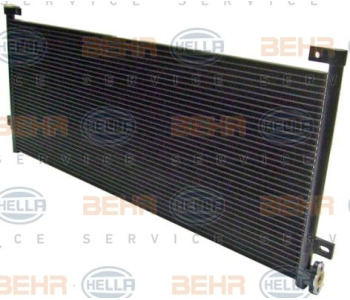 Интеркулер (охладител за въздуха на турбината) HELLA 8ML 376 700-111 за OPEL VIVARO A (E7) платформа от 2001 до 2014