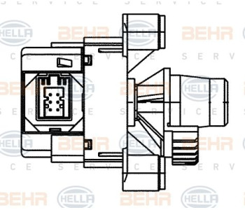 Радиатор, охлаждане на двигателя HELLA 8MK 376 700-331 за NISSAN QASHQAI (J10, JJ10) от 2007 до 2013
