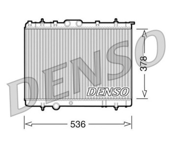 Радиатор, охлаждане на двигателя DENSO DRM23002 за RENAULT CLIO I (S57_) товарен от 1991 до 1998