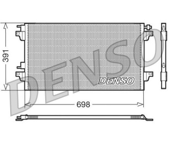 Кондензатор, климатизация DENSO DCN23020 за RENAULT AVANTIME (DE0_) от 2001 до 2003