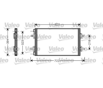 Кондензатор, климатизация VALEO 818027 за RENAULT AVANTIME (DE0_) от 2001 до 2003