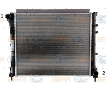 Радиатор, охлаждане на двигателя HELLA 8MK 376 781-131 за RENAULT MEGANE II (BM0/1_, CM0/1_) хечбек от 2001 до 2012
