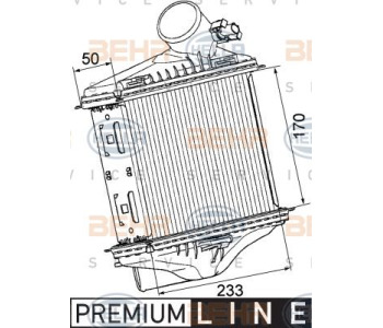 Радиатор, охлаждане на двигателя HELLA 8MK 376 750-071 за RENAULT TWINGO I (C06_) от 1993 до 2012