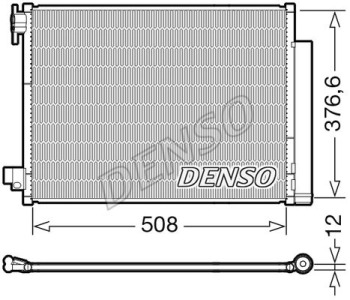 Кондензатор, климатизация DENSO DCN27001 за SEAT INCA (6K9) от 1995 до 2003