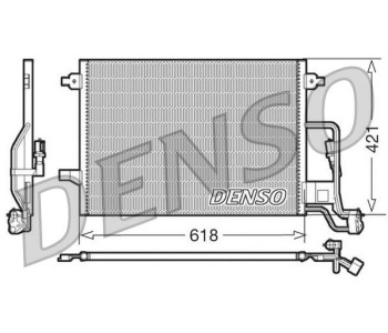 Кондензатор, климатизация DENSO DCN32023 за SEAT Mii (KF1) от 2011