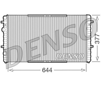 Радиатор, охлаждане на двигателя DENSO DRM32024 за VOLKSWAGEN SCIROCCO (53) от 1974 до 1980