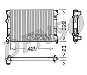 Радиатор, охлаждане на двигателя DENSO DRM32042 за SKODA SUPERB II (3T4) седан от 2008 до 2015