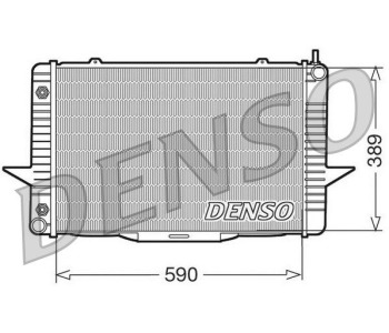 Радиатор, охлаждане на двигателя DENSO DRM36022 за SUBARU FORESTER IV (SJ) от 2012