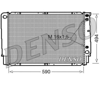 Радиатор, охлаждане на двигателя DENSO DRM36016 за SUBARU LEGACY I (BC, BJF) комби от 1989 до 1994