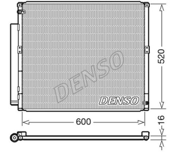 Кондензатор, климатизация DENSO DCN50059 за TOYOTA RAV4 IV (_A4_) от 2012