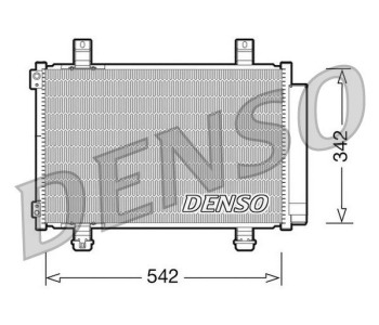 Кондензатор, климатизация DENSO DCN50001 за TOYOTA YARIS I (_P1_) от 1999 до 2005