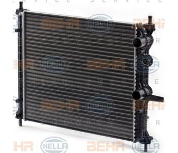 Радиатор, охлаждане на двигателя HELLA 8MK 376 900-341 за TOYOTA YARIS I (_P1_) от 1999 до 2005