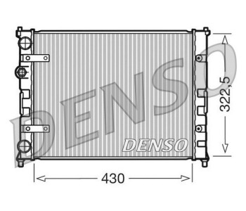 Радиатор, охлаждане на двигателя DENSO DRM32026 за VOLKSWAGEN VENTO (1H2) от 1991 до 1998