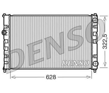 Радиатор, охлаждане на двигателя DENSO DRM32028 за VOLKSWAGEN PASSAT B3/B4 (3A2, 35I) седан от 1988 до 1996