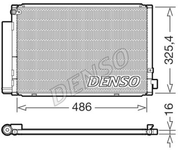 Кондензатор, климатизация DENSO DCN51012 за LEXUS GS (JZS160, UZS161, UZS160) от 1997 до 2004