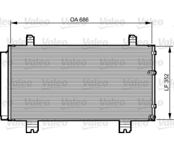 Кондензатор, климатизация VALEO 814226 за LEXUS IS II (GSE2_, ALE2_, USE2_) от 2005 до 2013