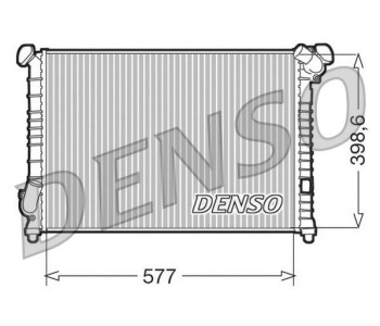 Радиатор, охлаждане на двигателя DENSO DRM06032 за JEEP GRAND CHEROKEE II (WJ, WG) от 1998 до 2005