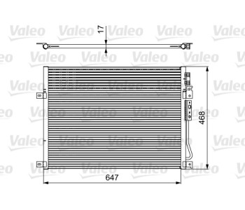 Кондензатор, климатизация VALEO 814086 за JEEP COMMANDER (XK, XH) от 2005 до 2010