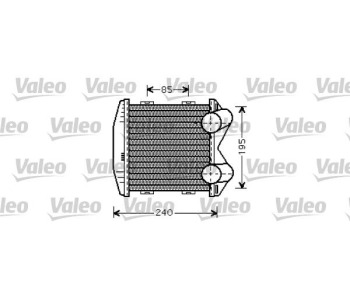 Интеркулер (охладител за въздуха на турбината) VALEO 817931 за SMART FORTWO (450) купе от 2004 до 2007
