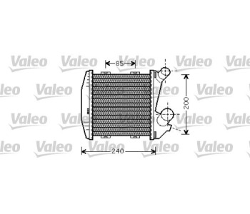 Интеркулер (охладител за въздуха на турбината) VALEO 818730 за SMART CITY-COUPE (450) от 1998 до 2004