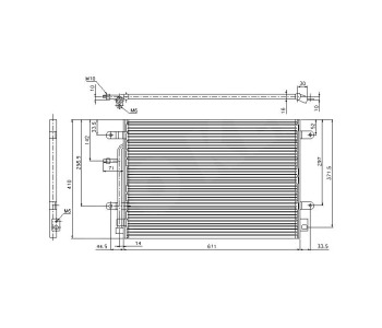 Кондензатор климатизации P.R.C за AUDI A4 (8EC, B7) от 2004 до 2008