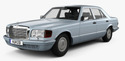 Охладителна уредба на двигателя за MERCEDES S (W126) седан от 1978 до 1991