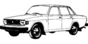 Радиатор за кола за VOLVO 140 от 1967 до 1974