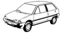Радиатор за кола за CITROEN AX (ZA-_) от 1986 до 1991