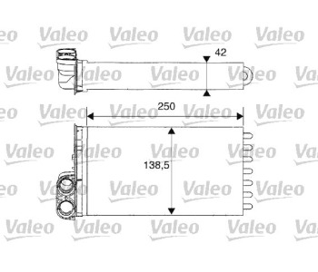 Топлообменник VALEO за CITROEN C3 Pluriel (HB) от 2003 до 2010