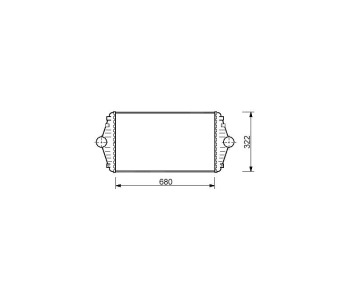 Интеркулер P.R.C за CITROEN JUMPY I (BU, BV, BW, BX) платформа от 1999 до 2006