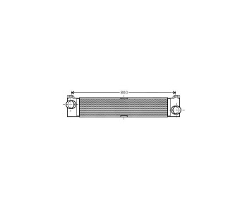 Интеркулер P.R.C за CITROEN JUMPER III пътнически от 2006