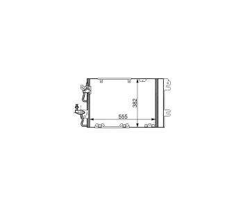 Кондензатор климатизации P.R.C за OPEL ASTRA H (L35) комби от 2004 до 2014