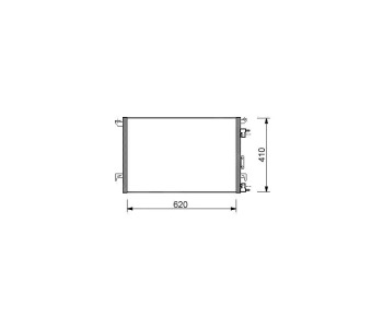 Кондензатор климатизации P.R.C за OPEL VECTRA C (Z02) комби от 2003 до 2009