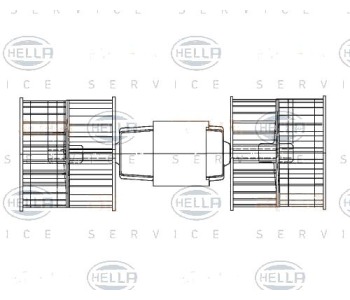 Вентилатор вътрешно пространство HELLA