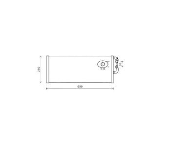 Воден радиатор TOP QUALITY за BMW 7 Ser (F01, F02, F03, F04) от 2008 до 2015