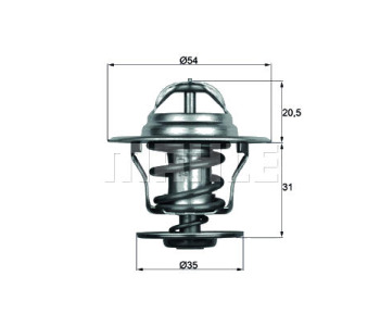 Термостат, охладителна течност MAHLE TX 15 84D