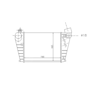 Интеркулер P.R.C за AUDI A3 (8L1) от 1996 до 2003