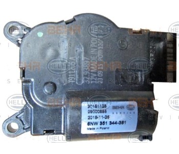 Регулиращ елемент, смесваща клапа HELLA 6NW 351 344-381 за VOLKSWAGEN CADDY III (2KA, 2KH, 2CA, 2CH) товарен от 2004 до 2015