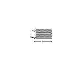 Топлообменник P.R.C за AUDI A4 (8E2, B6) от 2000 до 2004