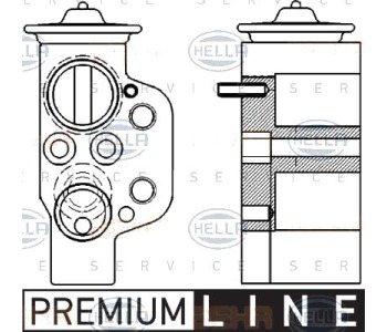 Разширителен клапан, климатизация HELLA 8UW 351 239-621 за AUDI A5 купе (8T3) от 2007 до 2017