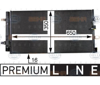 Кондензатор, климатизация HELLA 8FC 351 319-481 за AUDI A5 купе (F53) от 2016