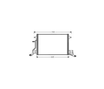 Кондензатор климатизации P.R.C за AUDI A6 Avant (4B5, C5) от 1997 до 2005