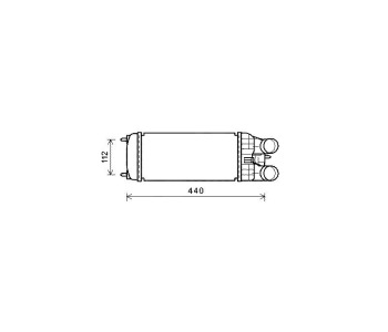 Интеркулер P.R.C за CITROEN C3 PICASSO от 2009 до 2017