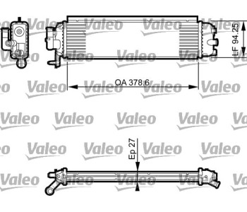 Воден радиатор VALEO за PEUGEOT 3008 (0U_) от 2009 до 2016