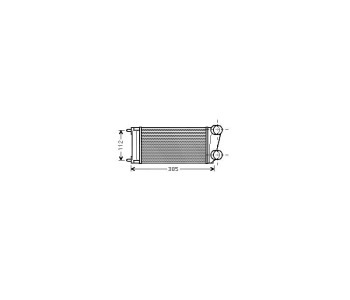 Интеркулер P.R.C за CITROEN C4 I (LC) от 2004 до 2011