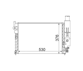 Воден радиатор за CITROEN XM (Y4) комби от 1994 до 2000